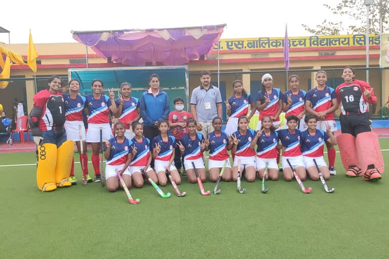 four matches played on the fourth day of national hockey championship in simdega
