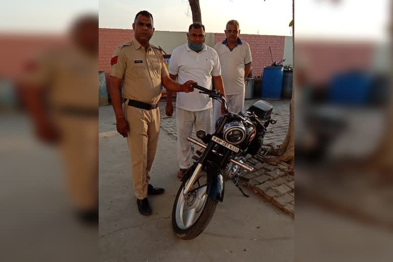 Kaithal police bullet bike challan 50 thousand