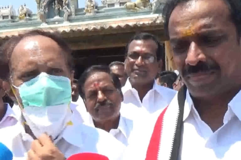 admk vijayabaskar election campaign