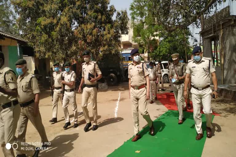 SP inspects Belhar police station in Banka