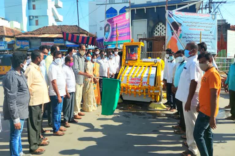 sweeping machine, mla sanjay kumar 