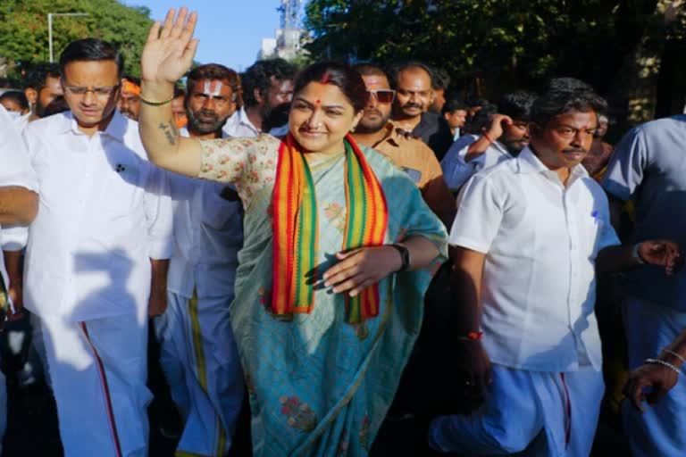 BJP likely to field Khushboo Sundar from 'Thousand Lights' seat in Tamil Nadu