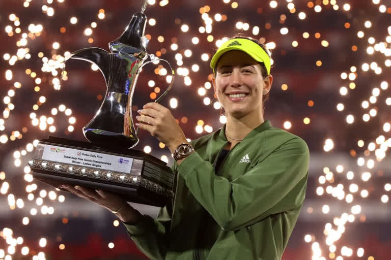 Watch: Muguruza wins first title in nearly two years in Dubai