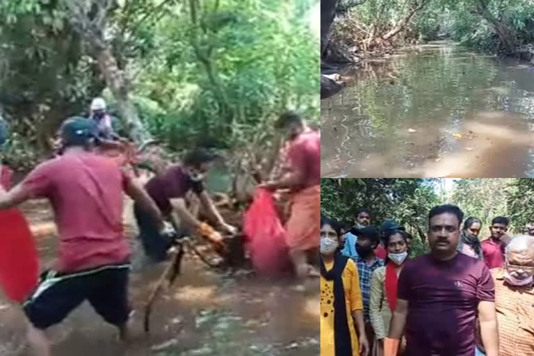 valayam river news kozhikode nadapuram  cleaning of mayyazhi riverside  mayyazhi riverside  മയ്യഴിപ്പുഴ കൈവരി ശുചീകരണം  കോഴിക്കോട്  kozhikode  valayam river cleaning  river cleaning  ഇനിയും പുഴ ഒഴുകട്ടെ  mayyazhi  മയ്യഴി