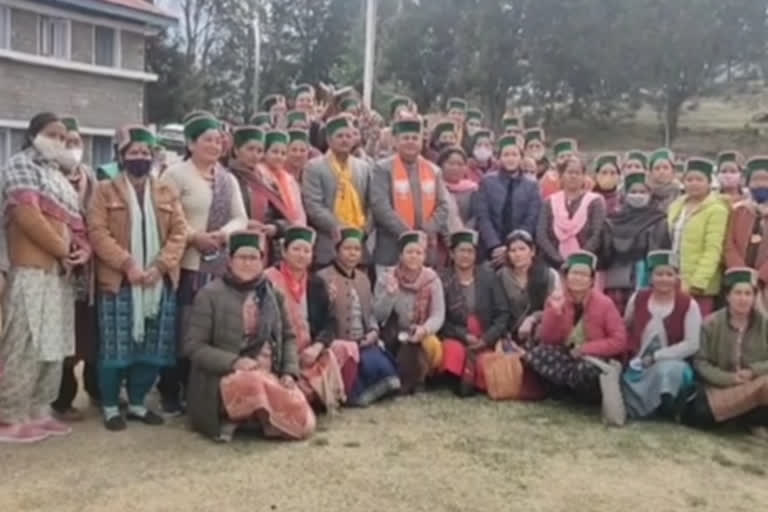 BJP Mahila Morcha Kinnaur News, बीजेपी महिला मोर्चा किन्नौर न्यूज