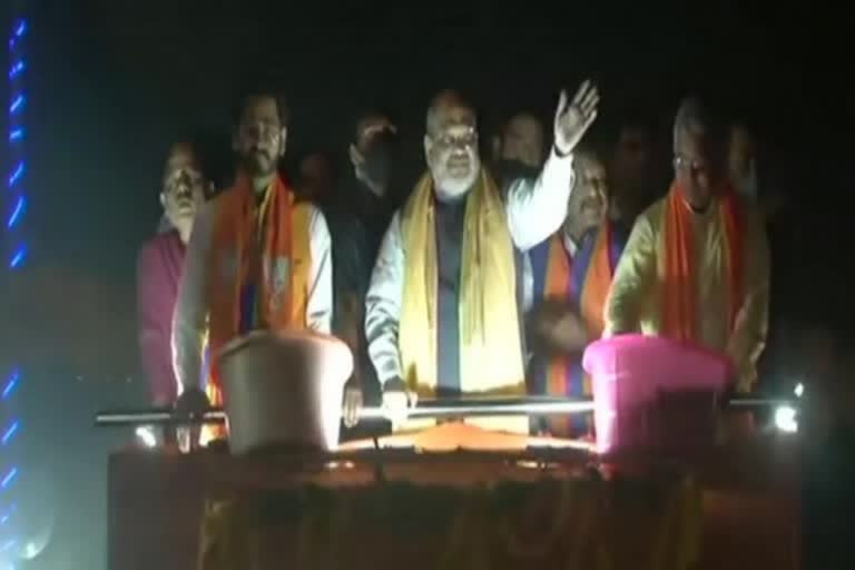 Bengal polls: Shah holds roadshow, says BJP will bring back 'Sonar Bangla'