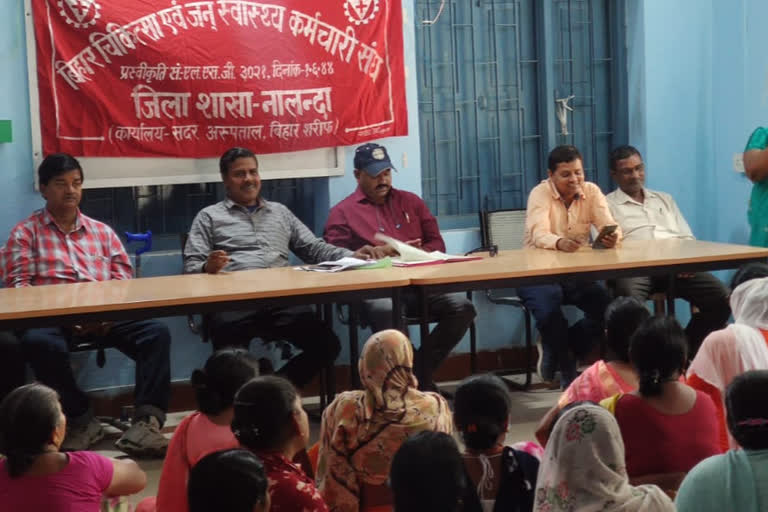 Bihar medical and public health staff meeting