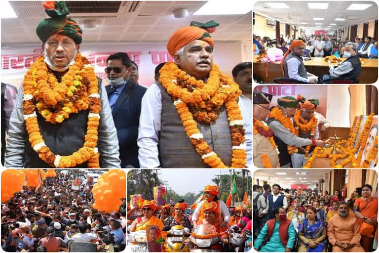 new-state-president-madan-kaushik-strongly-welcomed-at-the-bjp-office