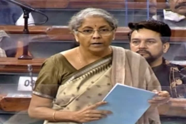 Finance minister Nirmala Sitharaman