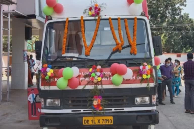 a covid van inaugurated in kendujhar