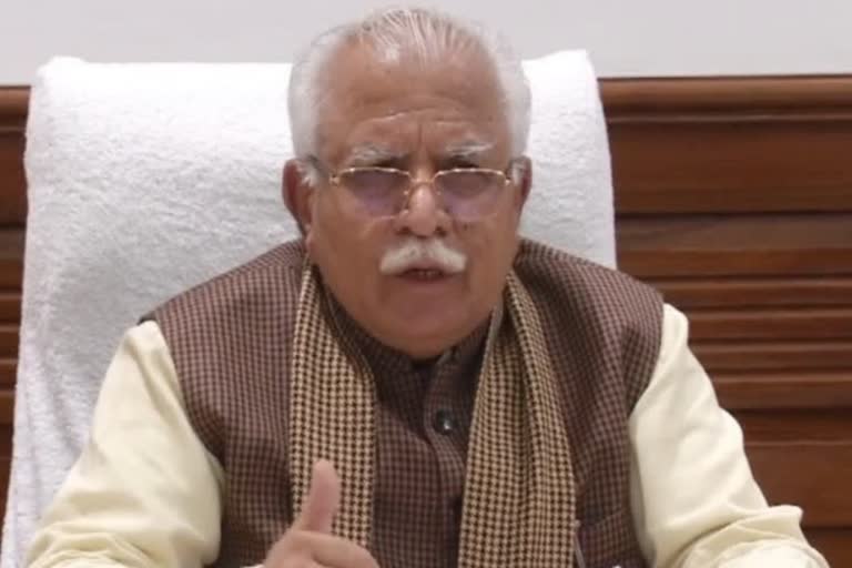 cm manohar lal residence employee corona