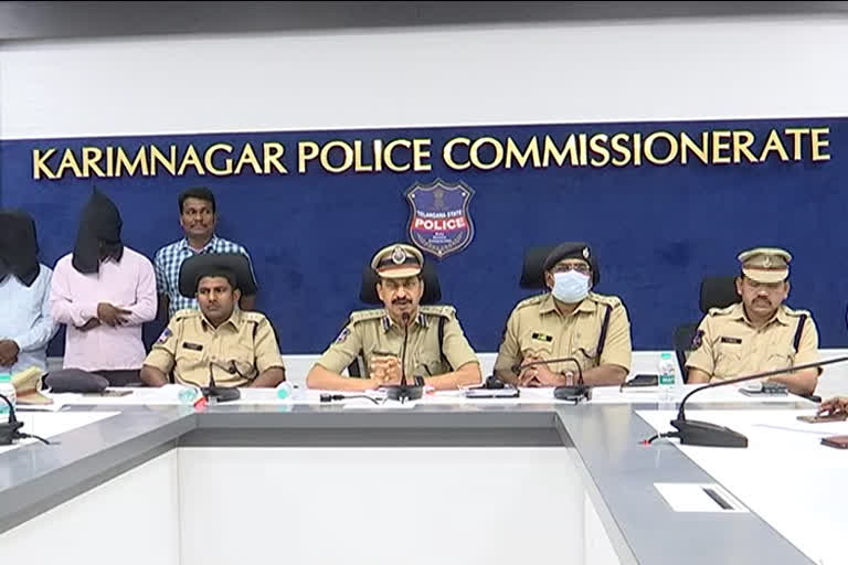 Interstate gang members arrested by karimnagar police