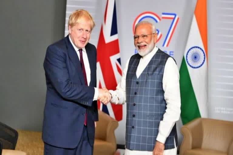 UK Prime Minister Boris Johnson will visit India at the end of April ಏಪ್ರಿಲ್​​​​​ ಅಂತ್ಯದಲ್ಲಿ ಭಾರತಕ್ಕೆ ಇಂಗ್ಲೆಂಡ್​ ಪ್ರಧಾನಿ ಭೇಟಿ