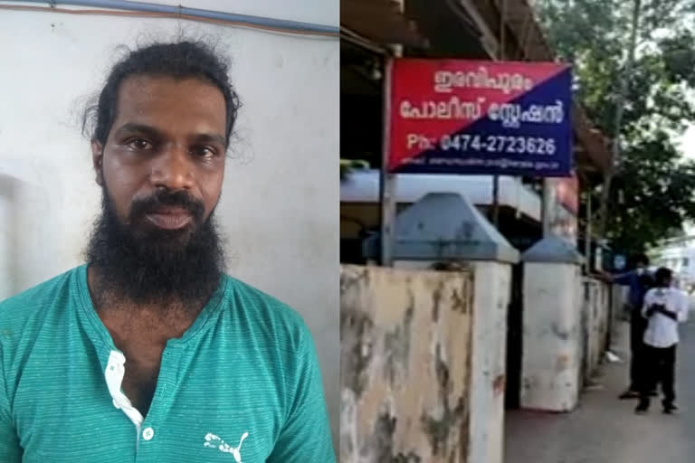 Eravipuram police have arrested a fugitive accused in a house invasion case.  Eravipuram police  arrest  police  accused  വീടുകയറി ആക്രമണം നടത്തിയ പ്രതി പിടിയില്‍  വീടുകയറി ആക്രമണം  പ്രതി പിടിയില്‍