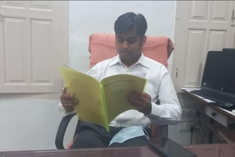 Bhilwara district jail inspected, Bhilwara district collector