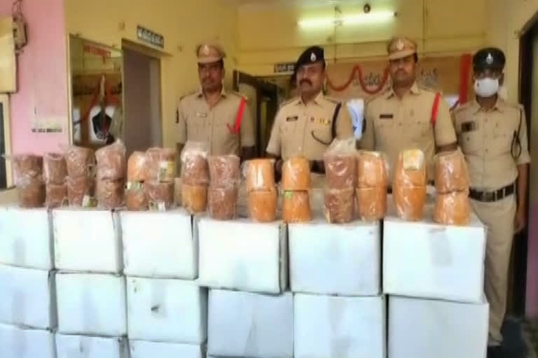 black jaggery selling person arrested