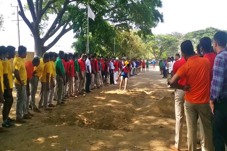 Police annual sports meet at Shimoga