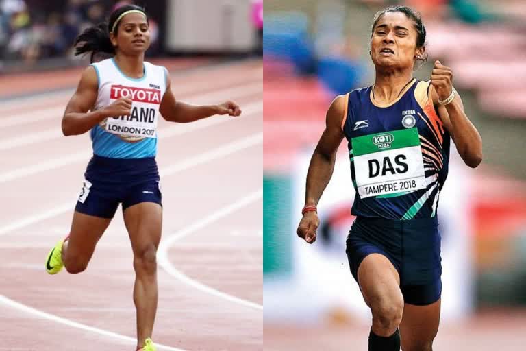 Dhanalakshmi defeats Dutee to clinch 100m gold, Hima disqualified