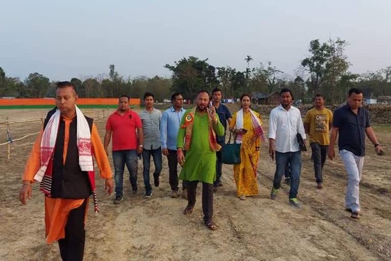 tingkhong bjp candidate election campaign