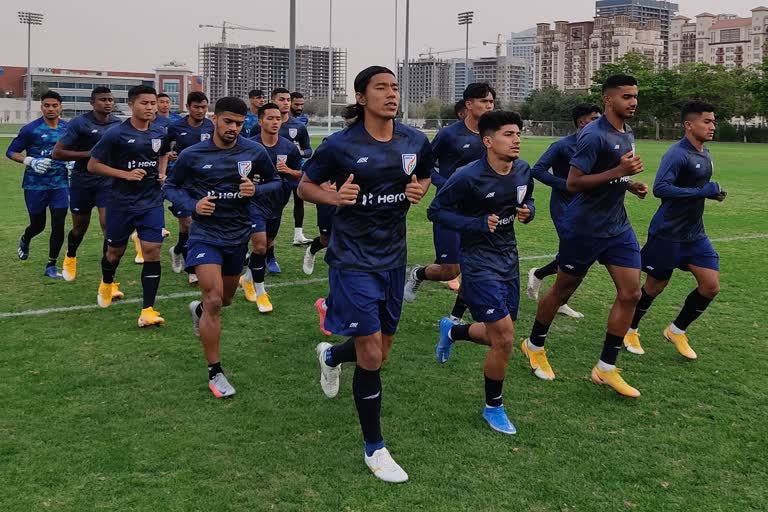 Indian football team trains in Dubai as they get ready for international  friendlies