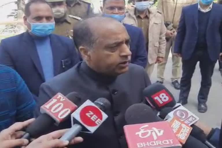 CM Jairam Thakur expressed grief over the death of MP Ram swaroop Sharma