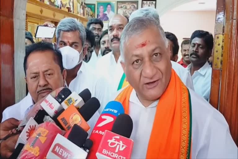 Union Minister VK Singh