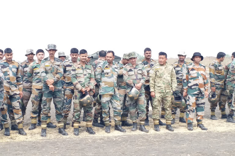 Para Military Force Training Workshop in Karnataka - Andhra Pradesh border