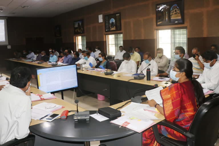 District Collector took review meeting regarding Bhagoria Haat.