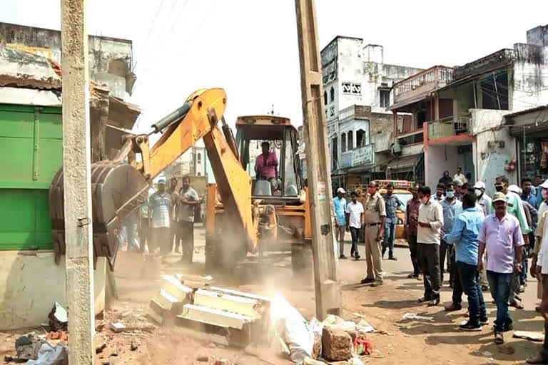 road widening works