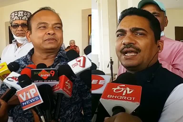 allegations-continue-between-bjp-mla-bhanu-pratap-shahi-and-irrfan-ansari-in-ranchi