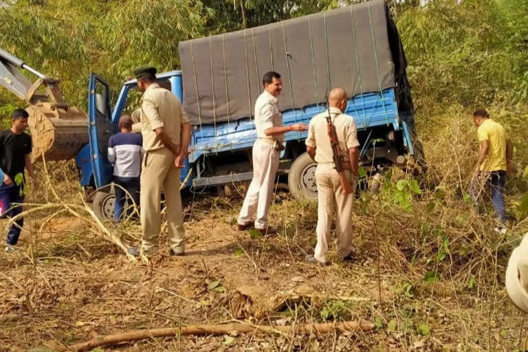 Zap 9 vehicle accident in sahibganj