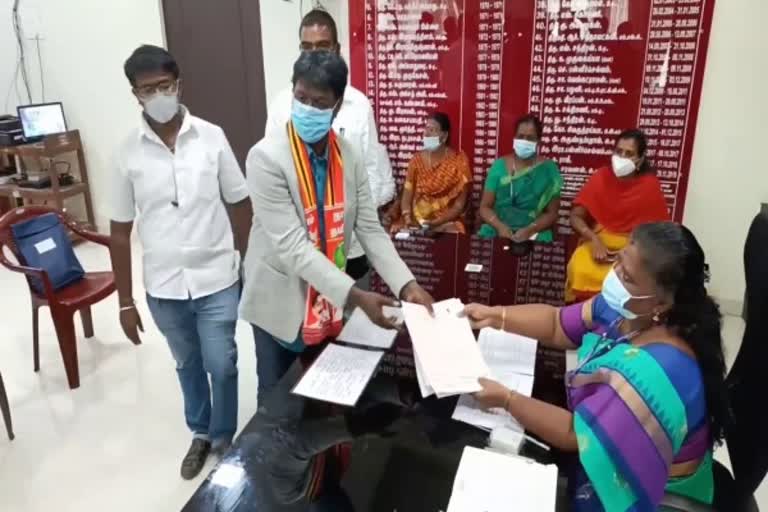 ntk kancheepuram contestant files nomination