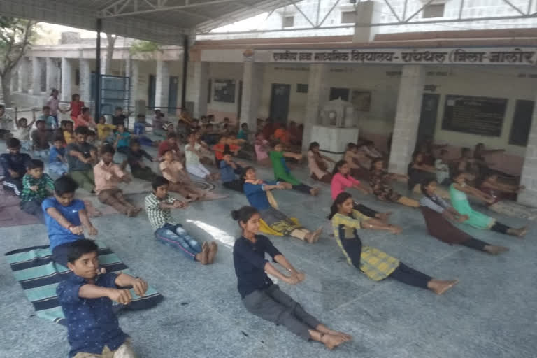 आहोर की ताजा हिंदी खबरें, Yoga camp organized