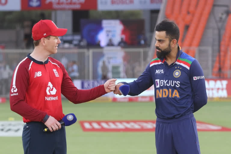 India vs England  Toss  Batting  Bowling  T20I  Fourth T20I  ഇന്ത്യ  മൊട്ടേര