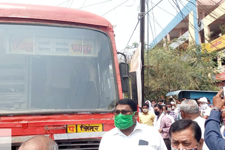 Parbhani State transport bus service fined for 1 lakh due to not following corona rules