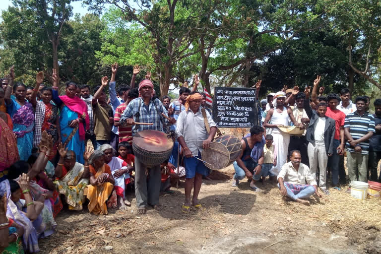 villagers outraged by cutting of trees of sarna sthal in ranchi