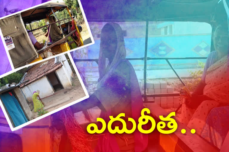 women running auto at  kadapa railwakoduru