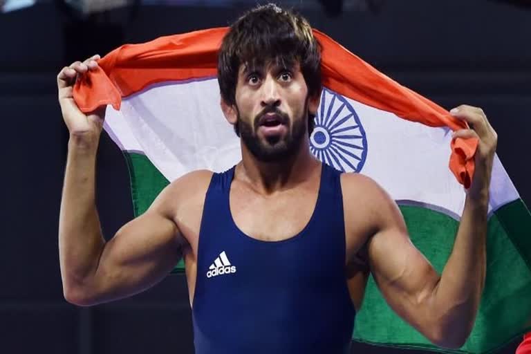 Indian wrestler Bajrang Punia