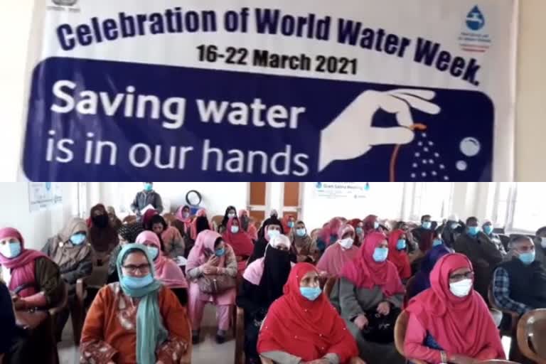 world water week celebrates at community hall