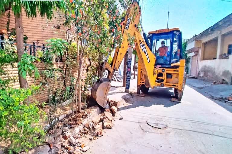 encroachment removed in jaipur,  jda news