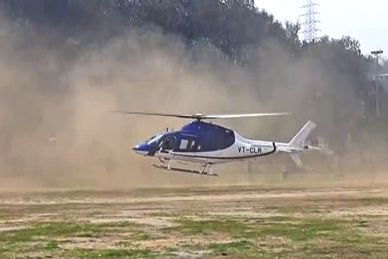 political parties of assam starts campaigning in helicopter for assam poll 2021