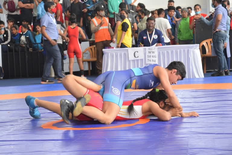 Jr and cadet girls' wrestling nationals starts in Bellary