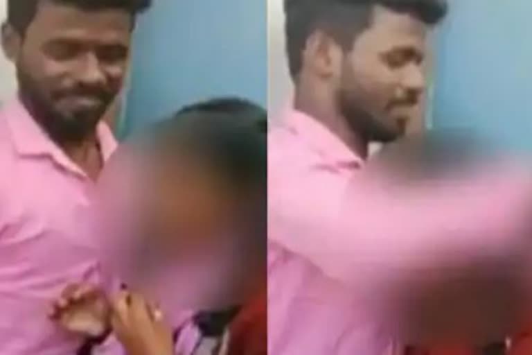 Youth arrested after viral video, who ties knot with mangalya to school girl