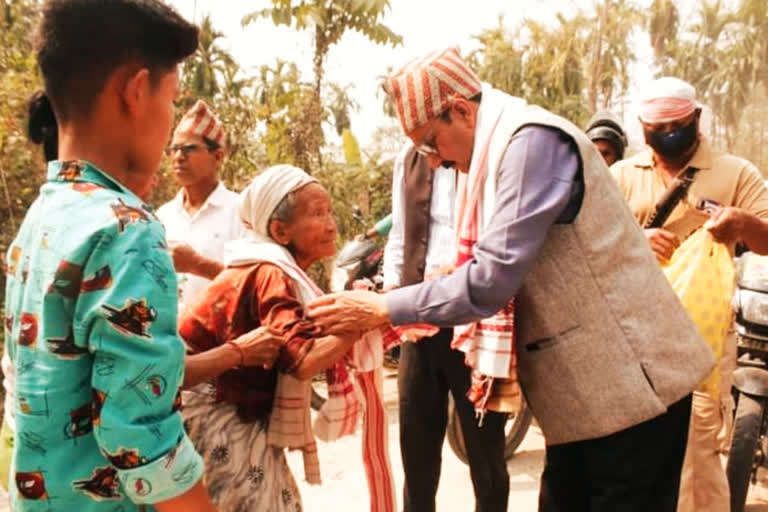 নাওবৈচাত বাইক ৰেলীৰে শক্তি প্ৰদৰ্শন ৰাও গজেন্দ্ৰ সিঙৰ