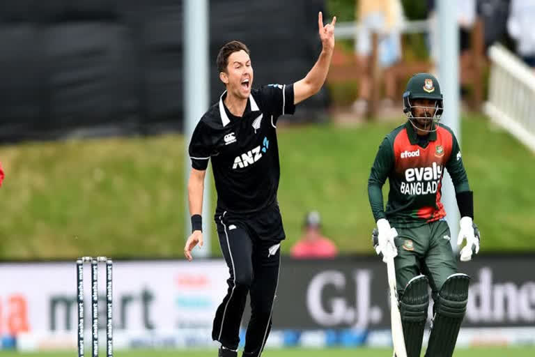 New Zealand won by 8 Wickets against Bangladesh