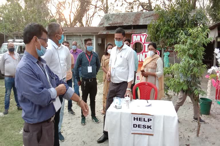 Chirang Bijni Model vote centre