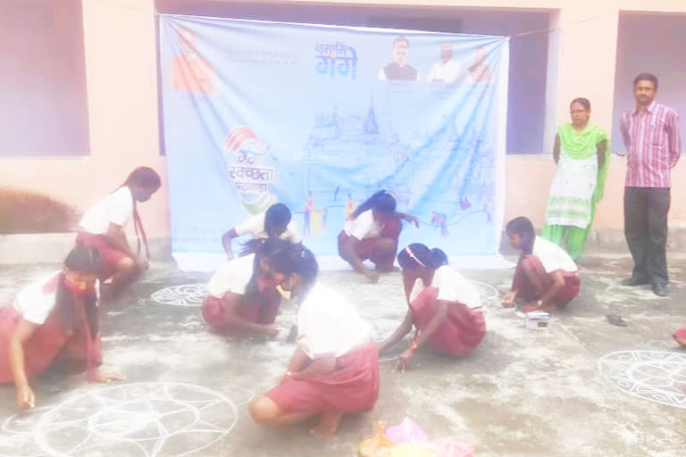 cultural programs organized during swachhta pakhwara in dhanbad