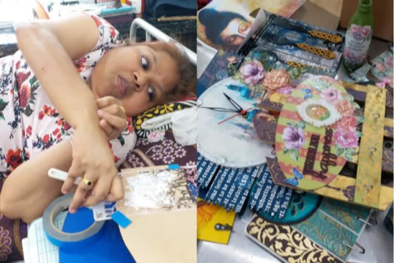 Specially-abled woman's artworks reach far and wide