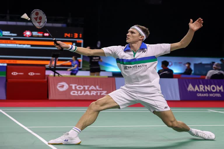 All England Open Viktor Axelsen Beats Anders Antonsen In Semifinal