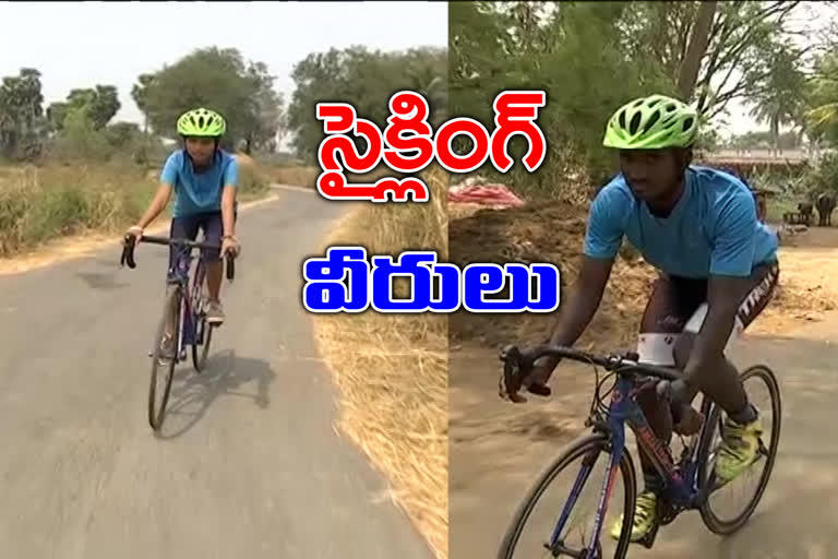 సైక్లింగ్‌లో సత్తా చాటుతున్న గణేశ్... అదే బాటలో సోదరీ..